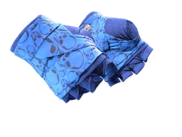 ★ Hand Wraps Cobalt Skulls
