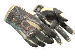 ★ Sport Gloves Creme Pinstripe