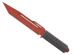 ★ Paracord Knife Crimson Web