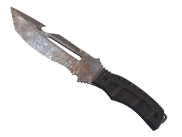 ★ Survival Knife Rust Coat