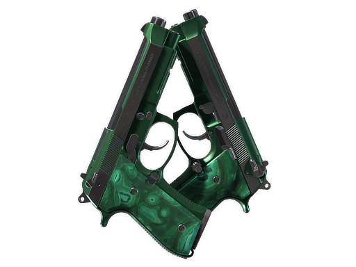 Dual Berettas | Polished Malachite